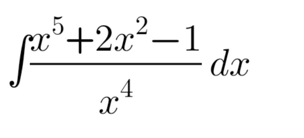 +2x²–1
dx
4
