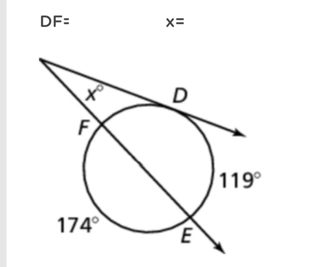 DF=
X=
F
119°
174°
