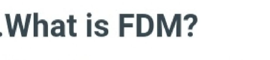 What is FDM?