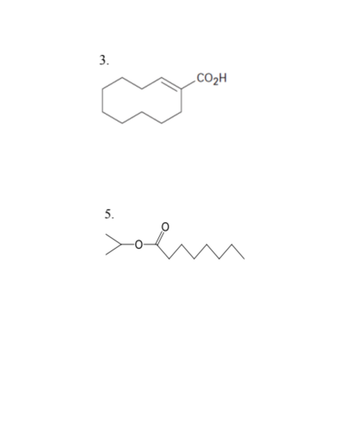 3.
.CO2H
Solm
5.
