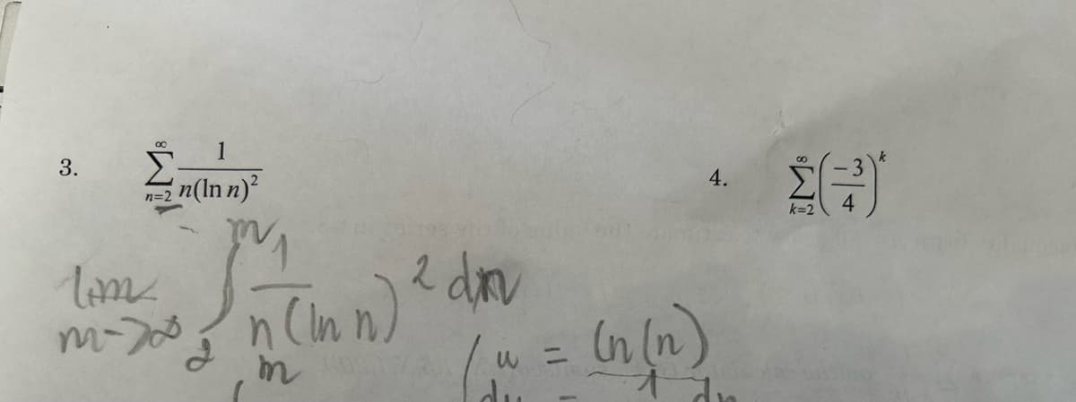 3.
2n(Inn)²
n=2
2
tim
m-200², n (Inn) ² dm
I m
w=
du
(n (n)
4.
k=2
من احد