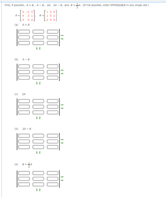 Find, possibie, A. A-, 24, 24 -. and + ( nat ponsbie, enter POSSLE in any single aril.)
1201
(a) A
(O 24
(4) 24-
