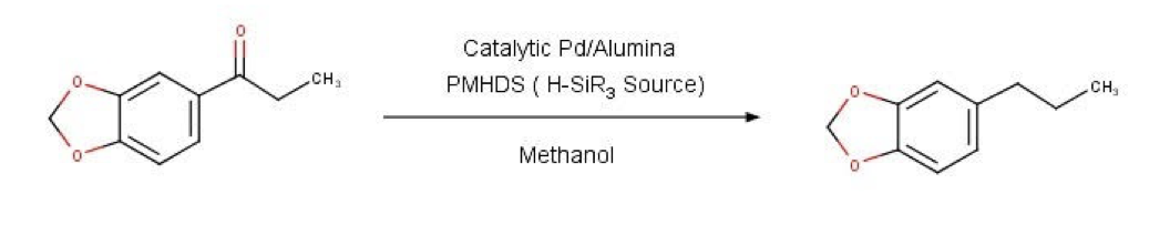 CH₁
Catalytic Pd/Alumina
PMHDS (H-SIR, Source)
Methanol
CH₂