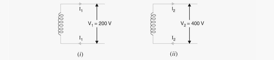 ellele
(i)
V₁ = 200 V
ellele
12
(ii)
4
V₂ = 400 V