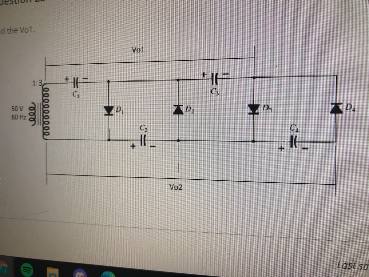 d the Vo1.
Vol
1:3,
50 V
60 Hz
+.
Vo2
Last sa
000000000
