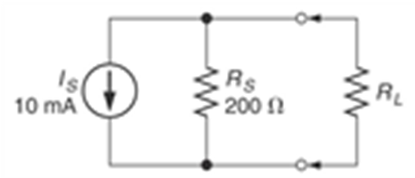 's
10 mA
Rs
200 Ω
AL