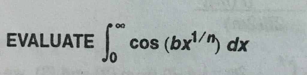 EVALUATE
cos (bx/ dx
COS
