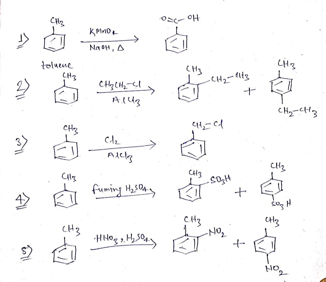 CH3
아
Na OH, A
toluene
CH3
CH3
.CH2
- elts
CH3
Adela
CH3
CH3
CH3
fuming H2S04
4>
CH3
No,
CH3
CH3
2.
NO.
2.
