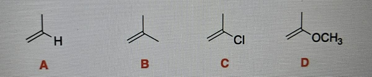 A
H
B
C
Cl
D
OCH3