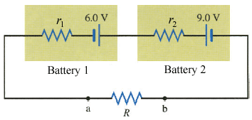 6.0 V
9.0 V
Battery 1
Battery 2
a
b
