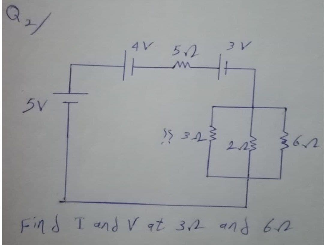 4V
5V
213
Find T and V qt 32 and 6n
