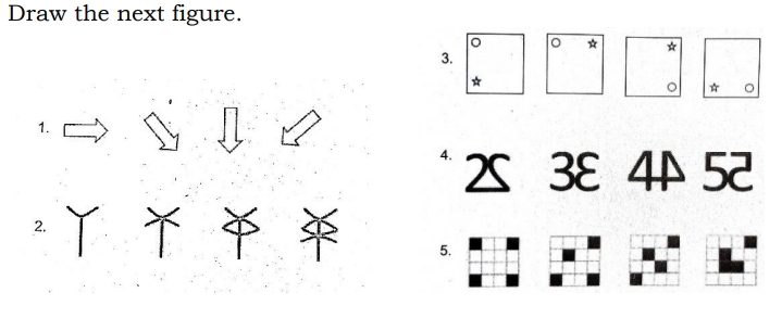 Draw the next figure.
3.
1. I ?
*2 38 4P 5
2.
5.
