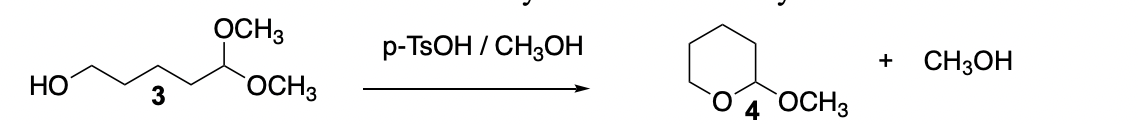 HO
OCH3
OCH 3
p-TSOH / CH3OH
OCH 3
+
CH3OH