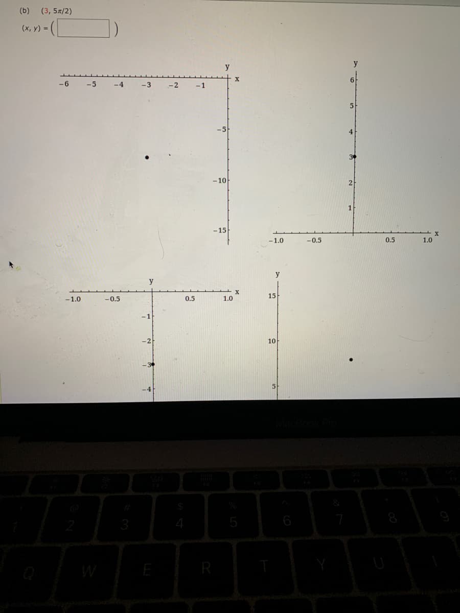 (b) (3, 57/2)
y
y
X
6
-6
-5
-3
-2
-1
5
-5
4
3
- 10
-15
-1.0
-0.5
0.5
1.0
y
y
15
-1.0
-0.5
0.5
1.0
10
6
W
R
