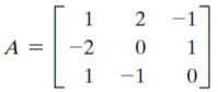 1
2
1
A =
-2
1
1
1 -1
