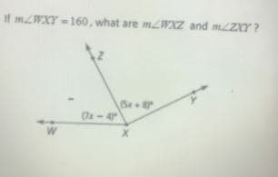 If MLWXY -160, what are mWXZ and mZIY ?
Se 8
Ox-4
W
