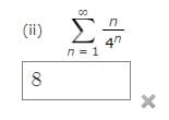 (ii)
8
σ
Σ
n = 1