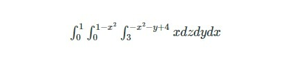 1-z?
2²-y+4 ædzdydx
