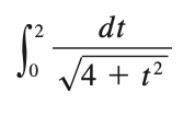 '2
dt
V4 + t²
2
