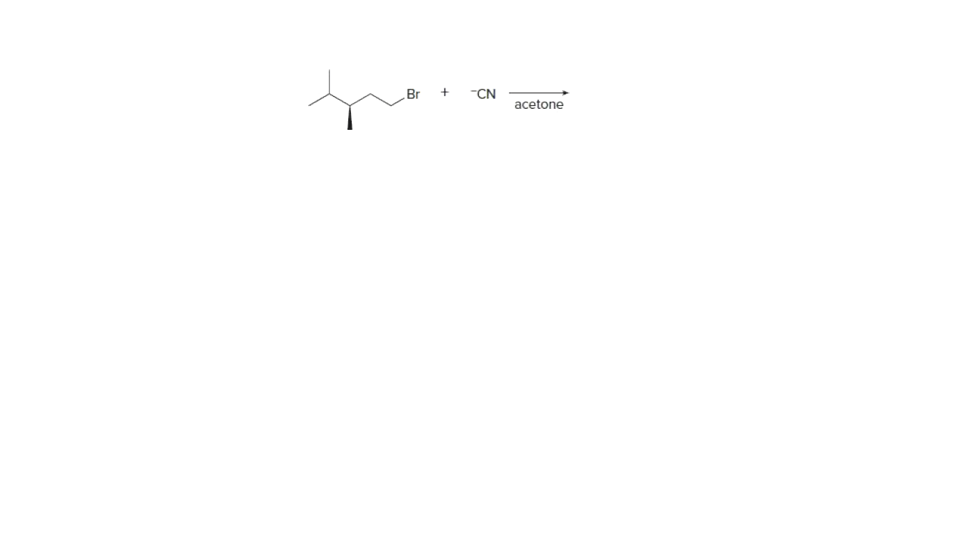 Br
+
-CN
acetone
