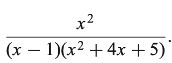 .2
(x – 1)(x² + 4x +5)
.2
