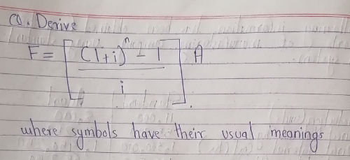 o. Denive Lu6
F= Clii)
uhere gyonbuls
have theirr usualmeanings
