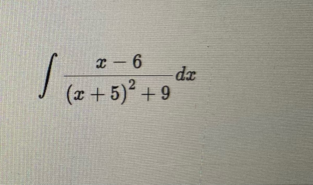 2
(x+5)² +9
