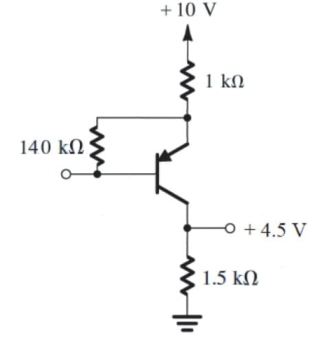 + 10 V
1 kΩ
140 kΩ
O + 4.5 V
1.5 kΩ
