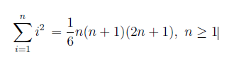 Σ- n+ 1) (2n + 1), n2 1
i=1
