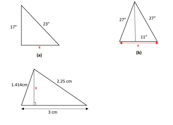 27"
27"
23"
17"
11"
(b)
(a)
2.25 cm
1.414cm,
3 ст
