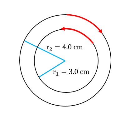 r2 = 4.0 cm
ri 3 3.0 cт
