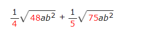 -V48ab²
v
1
===√
5
+
75ab2