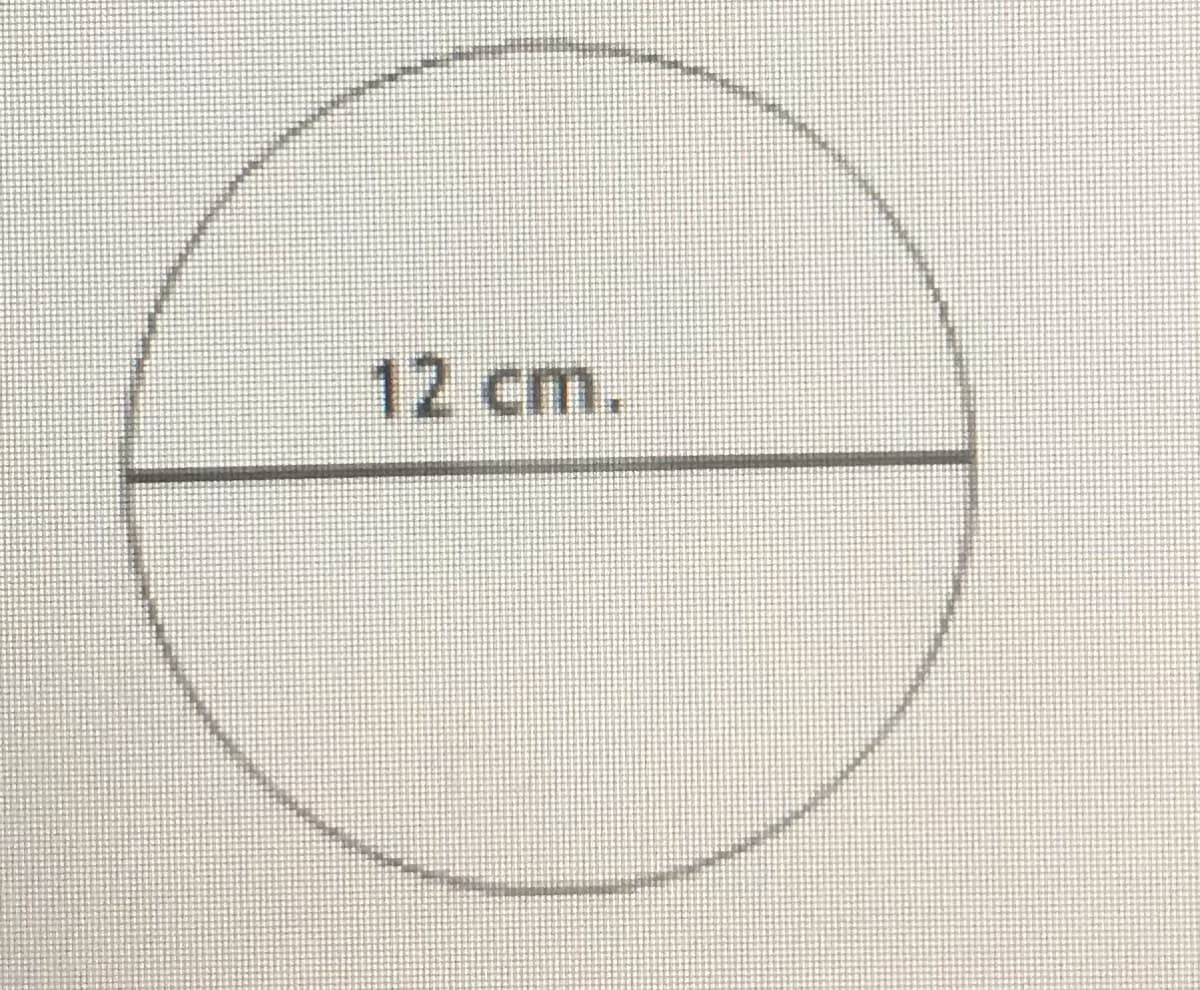 12 cm.
