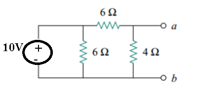 ww
o a
10V+
6Ω
-o b
