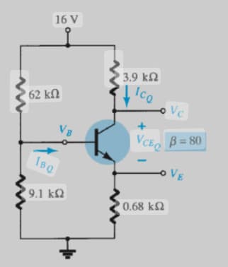 16 V
'62 ΚΩ
WB
130
19.1 ΚΩ
• 3,9 ΚΩ
Ico
Vc
+
Vcto B = 80
OVE
'0.68 ΚΩ