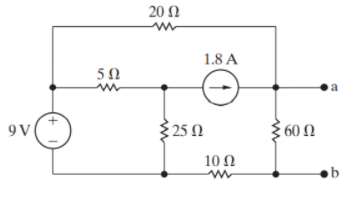 20 Ω
1.8 Α
5Ω
a
9 V
325 N
360Ω
10 Ω
