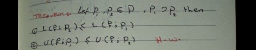 lef P P, EP P 2P, then
Theoremp
How.
