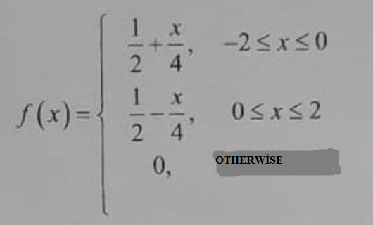 -2<xS0
f(x)=
4
OTHERWİSE
0,
-12112
