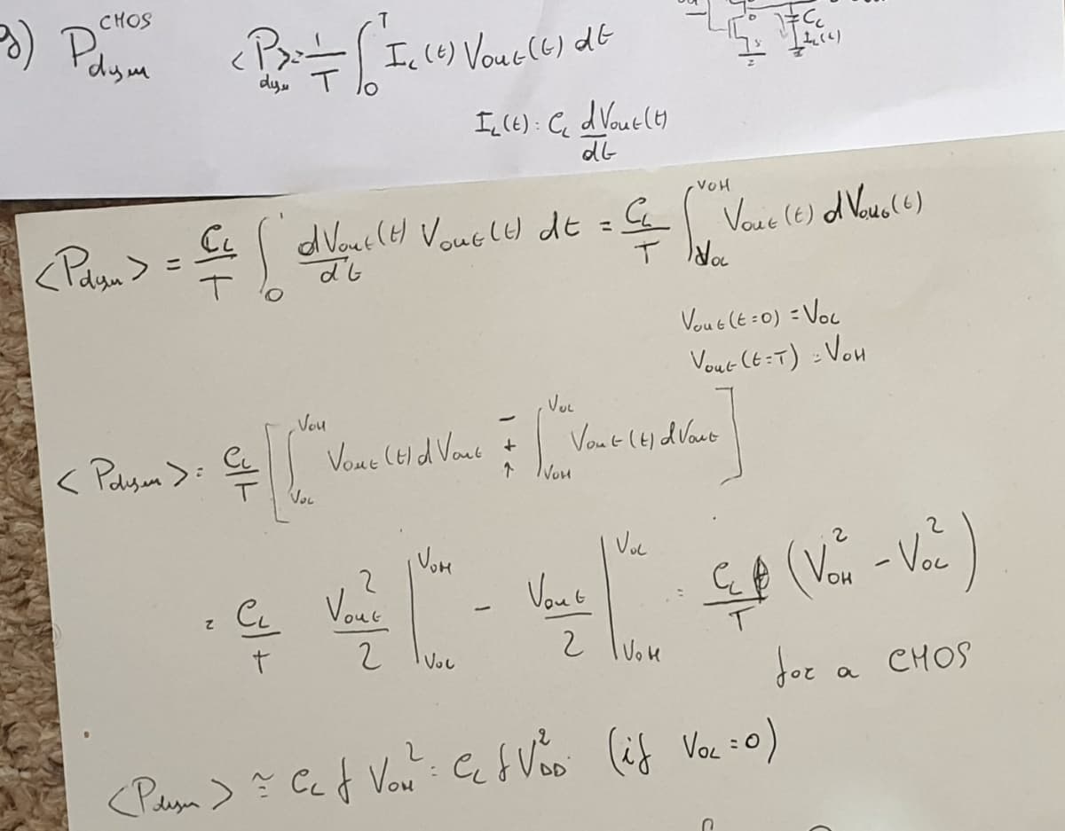 CHOS
dym
Ic (e) Vouc(6) dG
dy, T
Ic(6): G d Vouelty
VOH
Vosc (e) dVouole)
<Pagn> = dVueltd Voucled de = G
%3D
Vou s (E:0) = Voc
Vout (6 :T) - Vou
VuL
Vou
< Palsan >:
Voue (tl d Vout +
Von
Vant (4) dVont
Voc
Vol
- Voc
Vout
out
Voc
Voe
for a CHOS
