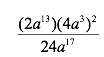 (2a")(4a*)?
13
24a"
17
