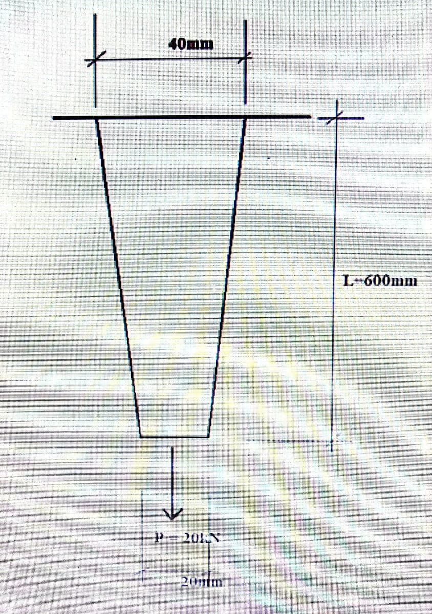 40mm
L 600mm
20KN
20mim
