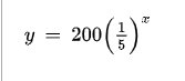 y = 200
(2)"
