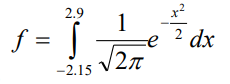 2.9
x?
1
f = [
/2n
2 dx
-2.15
