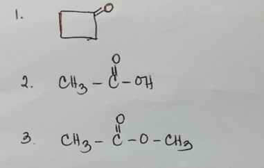 1.
CHiy -
|
3.
CH3- Č -0- Ctg
2.
