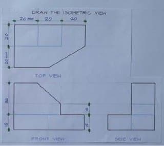 DRAN THE 1SOMETRIC VIEH
20
20 .
20
TOP VIEH
PRONT VIEH
SIDE vEN
20
