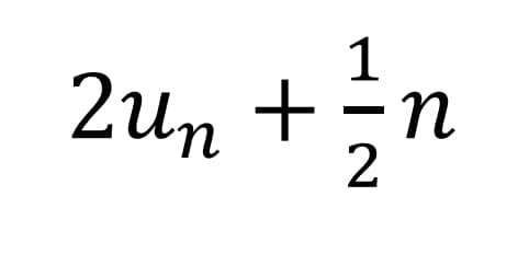 1
2un += n
2