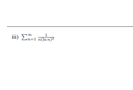 1
iii) Σ=1_n(Inn)