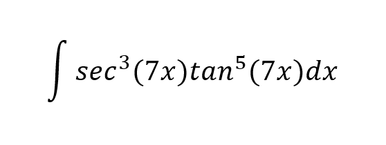 sec3 (7x)tan* (7х)dx
