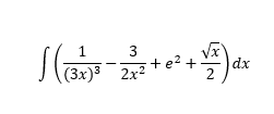 1
+ e2 +
dx
Зx)3 2х?
2
