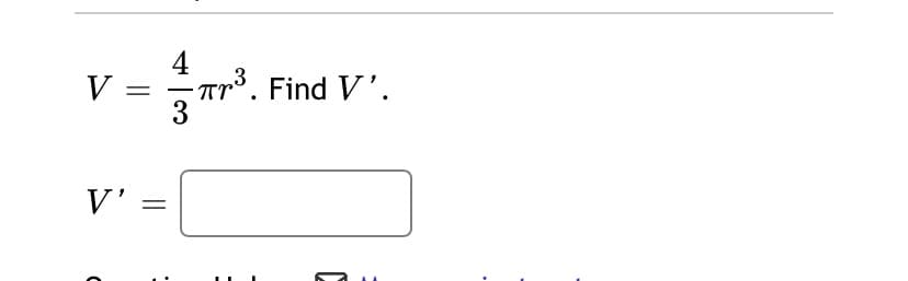 4
- Tr³. Find V'.
3
V
V'
